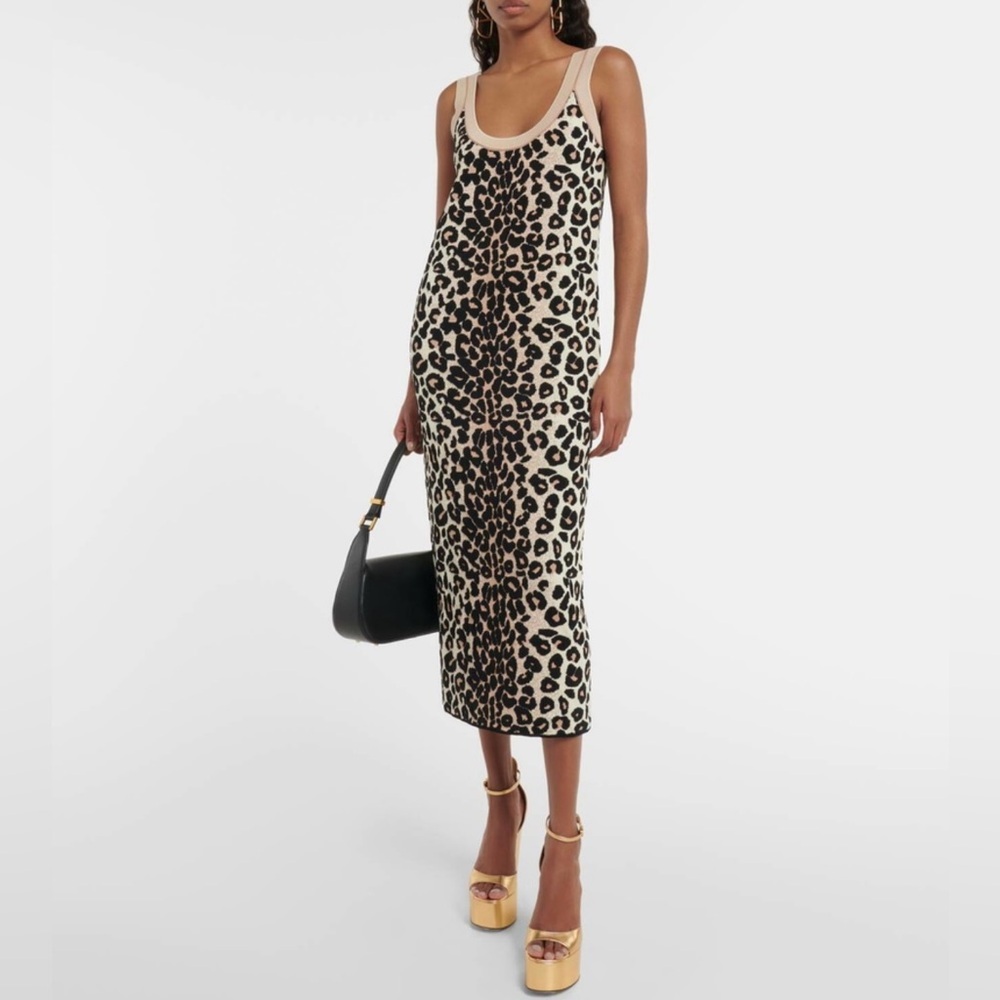 Animal print dress